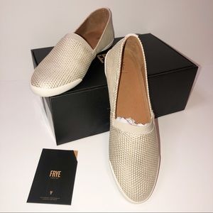 NEW IN BOX FRYE Emboss Leather Slip on Shoe